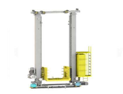 立庫(kù)中使用雙立柱堆垛機(jī)還是單立柱堆垛機(jī)好？